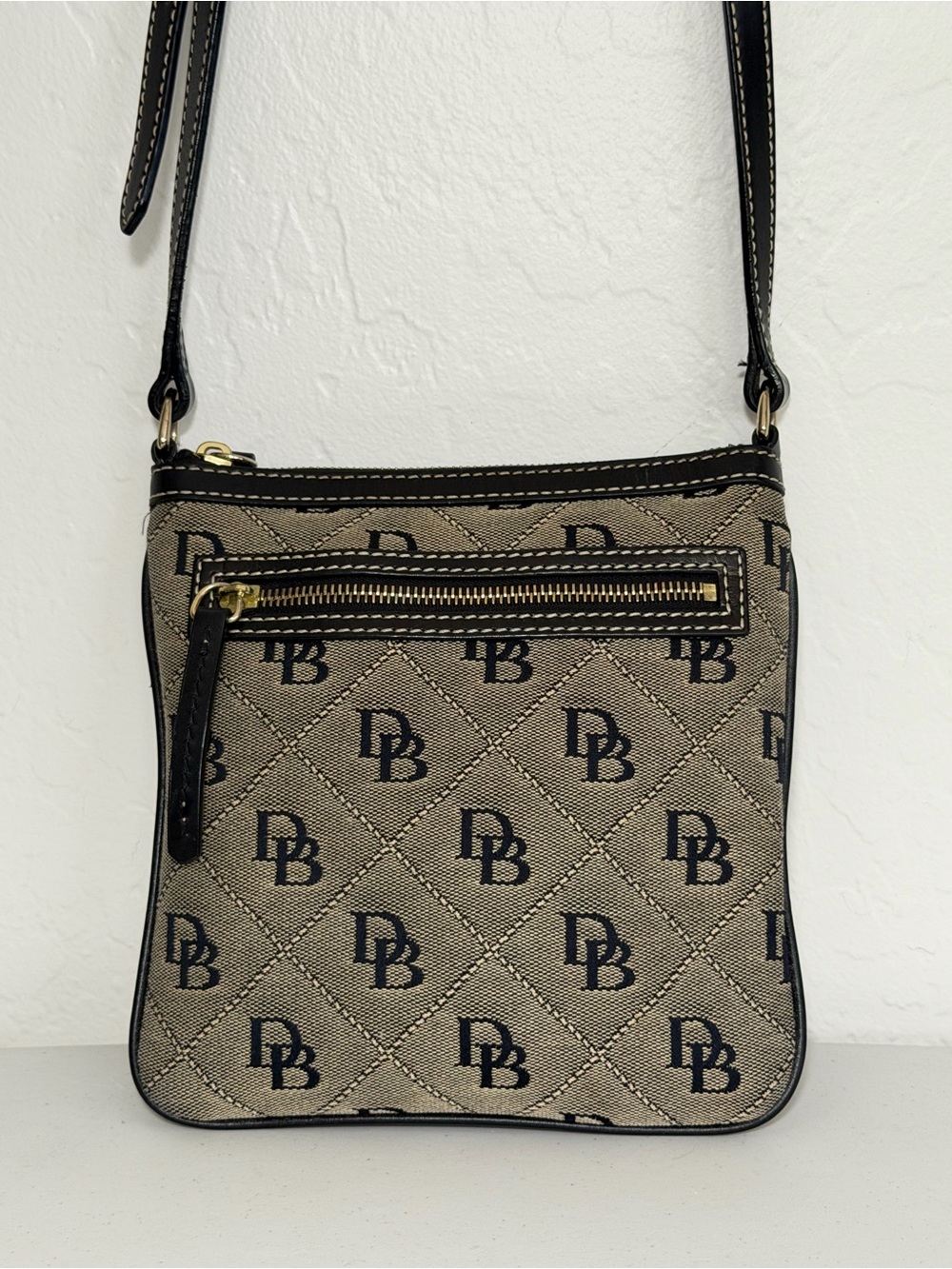 Dooney & Bourke Canvas DB Monogram Crossbody